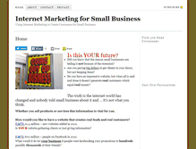 Tablet Screenshot of internetmarketing-forsmallbusiness.com